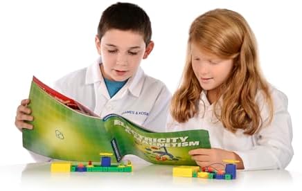 Thames & Kosmos Electricity & Magnetism Science Kit | 62 Safe Experiments Investigating Magnetic Fields & Forces for Ages 8+ | Assemble Electric Circuits with Easy Snap-Together Blocks - Image 4