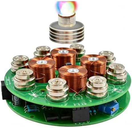 Magnetic Levitation DIY Kit, High Load Performance with Hall Sensor, Manual Soldering Practice Model for Adults, Desktop Science Display and Science Experiment, Ideal as Gift by Mrtybxkety