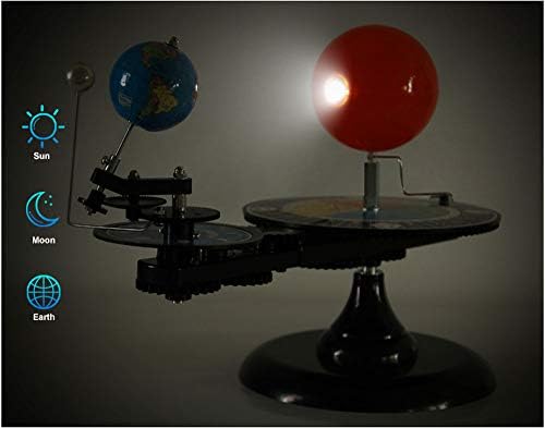 Sun Earth Moon Orbital Model with Light, Kids Solar System Model Astronomical Science Educational Kits - Image 4