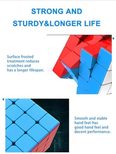 CFMOUR 5x5 Speed Cube, Stickerless Magic Cubes Bundle, Puzzle Toys - Image 2