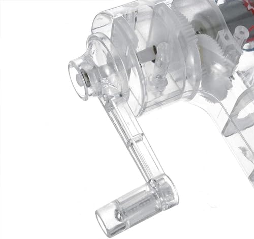Crank Generator Model Electronic Mechanical Power Physics Hand Crank Generator Hand Crank Hand Crank AC and DC Generator Clear Hand Crank Manual - Image 2