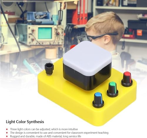 RGB Light Color Synthesis Experiment Kit, Physics Optics Teaching Demonstration Tool for Classroom Science Learning - Image 2