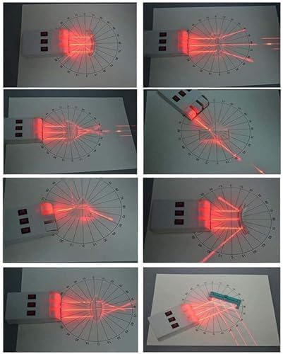 Portable Optical Bench Experiment Kit for Pinhole & Mirror Imaging Physics Tests Compact Equipment Set for Lens & Reflection Experiments - Image 5