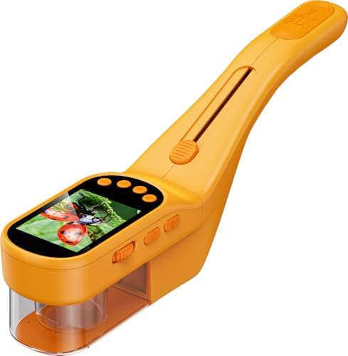 SIIOOE Bug Catcher Microscope for Kids Outdoor: STEM Toys with 500X HD Zoom - Birthday Gift for Boys Girls Age 3-12 - Handheld Nature Explorer Kits for Summer Camping by Unknown