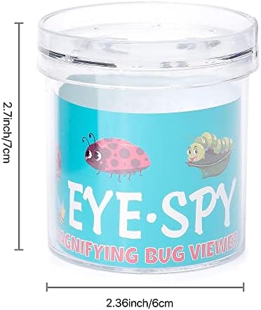 8 Pieces Bug Viewer Critter Insect Cage Magnifying Insect Box Bug Magnifier Container Bug Catcher Cage, Science Nature Exploration Tools - Image 2