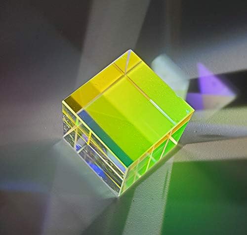 Labnique 25 mm Glass Cube Prism, RGB Dispersion Prism, X-Cube, Dichroic Cube with Hinged Gift Box, for Teaching of Optics, Photo Effects, and Decoration - Image 5