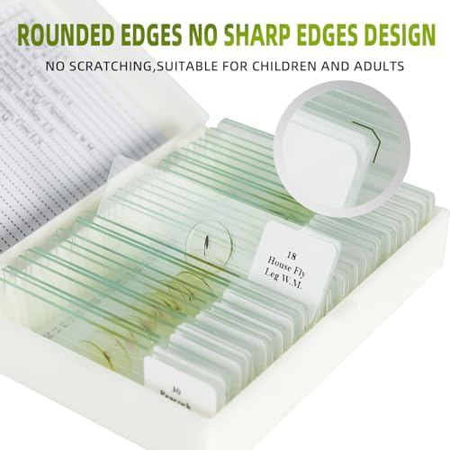 Microscope Slides with Specimens - 60 Prepared Slides for Kids, Teens & Adults, Biology & Microbiology Learning Kit (120 Microscope Slides with Specimens) - Image 3