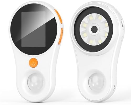 500X Handheld Digital Microscope Fixed 2.0 Inch Screen Portable Magnifying Glass with 8 LED Lights for Kids and Adults White by Walfront