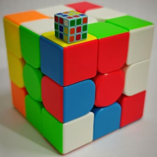 Mini 3x3 Speed Cube - Miniature Magic Cube Puzzle,Small Size | 3x3x3 Tiny Speed Cube Lab 1x1x1cm Smooth Smallest Cube Toy Gift for Cube Enthusiast,Kids and Adults - Image 4