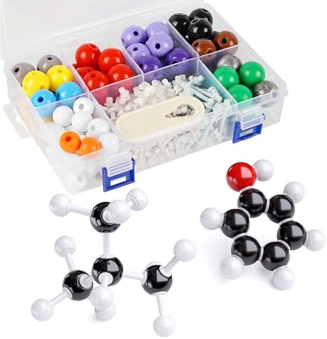 Molecular Model Kit, 240 Pcs Organic Chemistry Structure Set by YCHOULEK