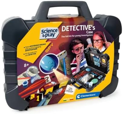 Clementoni - Science and Play - Forensic Detective Case - Scientific Kit and Accessories - Laboratory Set with Multiple Activities - 75099 by Clementoni