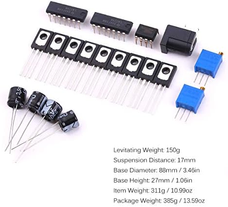 LANRU DIY Magnetic Levitation Kit Magnetic Suspension DIY Module Kit Magnetic Floating DIY Kit Floating Toy, 150g - Image 4