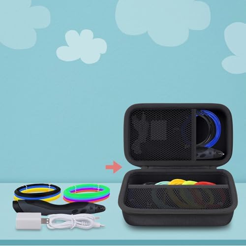 co2CREA Storage Case for 3D Printing Pen Set, Black Case - Image 4