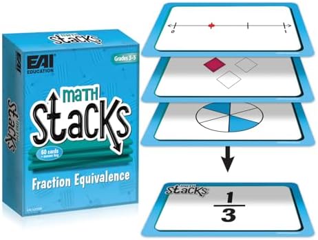 EAI Education Math Stacks Fraction Equivalence Game: Grades 3-5 by EAIEducation