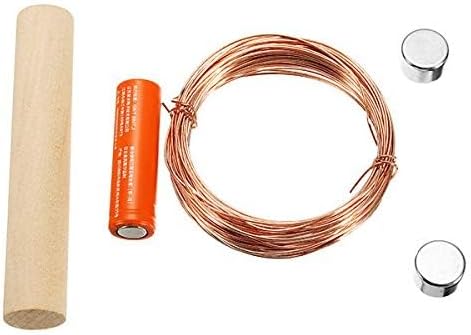 Electromagnetic car,DIY Material Science Model Physical Electric Magnetic Rail Magnetized Maglev Train - Image 2