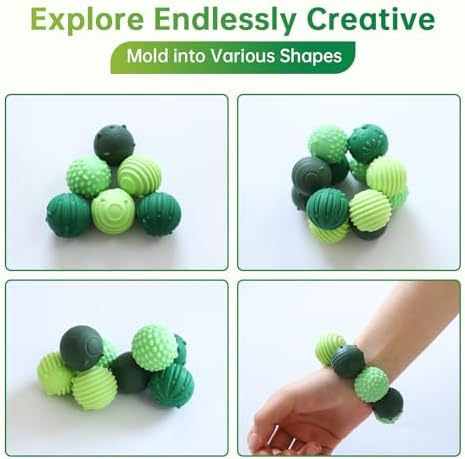 8PC Silicone Magnetic Balls Fidget Toys Stress Balls for Adults,Teens,Women - Image 6