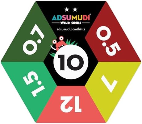 Evermade Adsumudi Math Game - Wild Ones - The Wildly Fun Game for Kids to Tame Fractions, Decimals, Money, Big Numbers and Mental Math - Great for Ages 9 and Up - Image 4