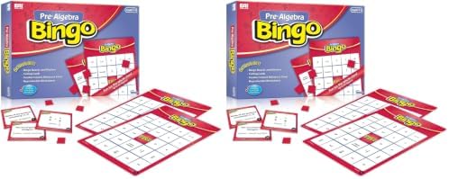 EAI Education Pre-Algebra Bingo: Grades 6-8 (Pack of 2) by EAIEducation
