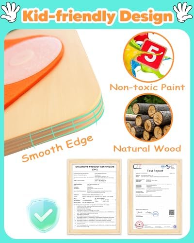 Montessori Learning Toys for 3 4 5 Year Old Gift, Number Counting Block Toy - Image 5