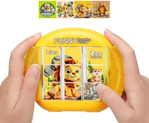 Rotating Puzzle for Toddlers Kids 3+, Travel Essentials Toys by Fullware