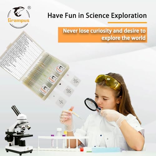 30 Prepared Microscope Slides with Specimens for Kids Students - Animals Plants Insects Microorganism, for Biological Science Lab, Children's Science Education, Homeschool - Image 5