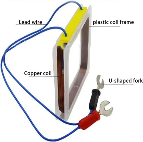 Electromagnetic Induction Experiment Kit - Square Copper Coil, Physics Lab Instrument for Current & Magnetic Field - Image 6