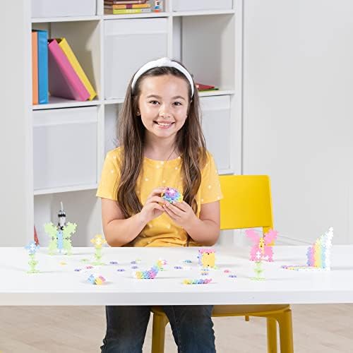 PLUS PLUS Pastel Color Mix Tube - Mini Interlocking Building Blocks Set - Image 2