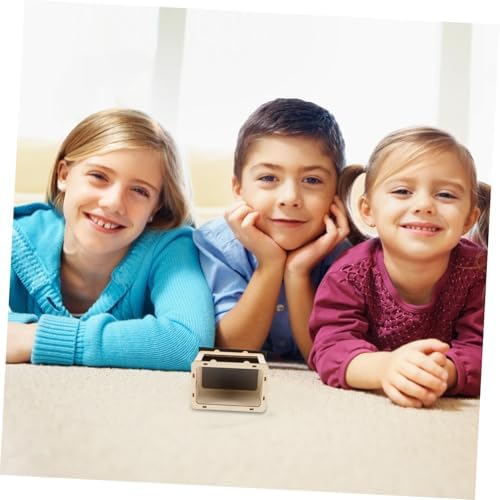 3D Holographic Display Projector DIY Kit for Children Wood Beige - Image 5