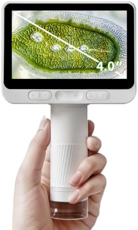 BEAVERLAB Finder 4.0" Microscope for Kids, Handheld Miniscope, 1600X Portable Kids Digital Mini Pocket Microscope for Boys Girls, Educational Science Kit Toys by BEAVERLABFinder