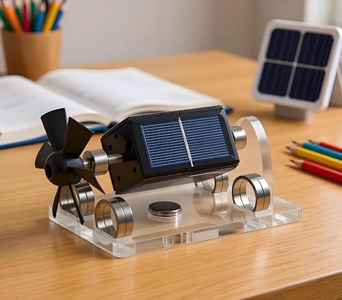 Sunnytech Solar Magnetic Levitation Model Levitating Mendocino Motor Educational Model ST41 - Image 4