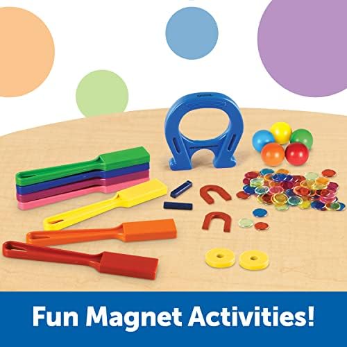 Learning Resources Super Magnet Lab Kit - 119 Pieces, Ages 5+, STEM ,Toys for Kindergartner, Science Learning Activities for Kids,Back to School Supplies,Teacher Supplies - Image 4