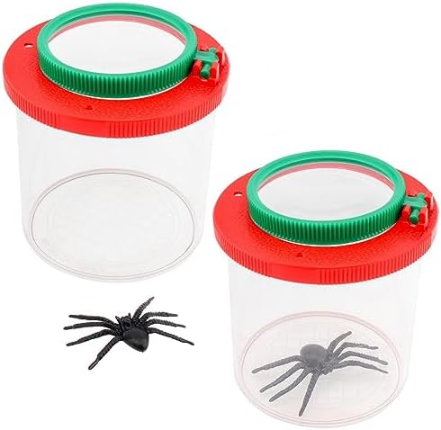 2 Pieces Magnifying Insect Box, Insert Bug Viewer, Bug Magnifier Container, Critter Insect Cage Bug Jar, Bug Catcher Kit for Science Nature Exploration Tool, Bugs View Magnifier Observation - Image 6