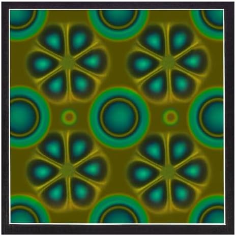 4 x 4Inch Magnetic Field Viewing Film,Magnetic Field Viewer,Magnetic Flux Display,Magnet Pattern Detector,for Scientific, Brown Yellow by Unknown