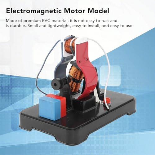 BORDSTRACT Simple Electric Motor Model, DC 3-6V Magnet Motor Model Assemble DIY Kit J24018 for Studying Magnetic Line of Force Display Model Physics Science Educational Practice - Image 5