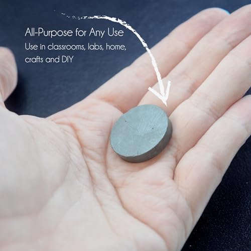 Eisco - Ceramic Disc Magnets Pack of 6-25x5mm - Durable and Versatile Magnets for Science, Education, and Experiments - Ideal for Magnetic Fields Studies, STEM Projects, and Lab Applications - Image 4