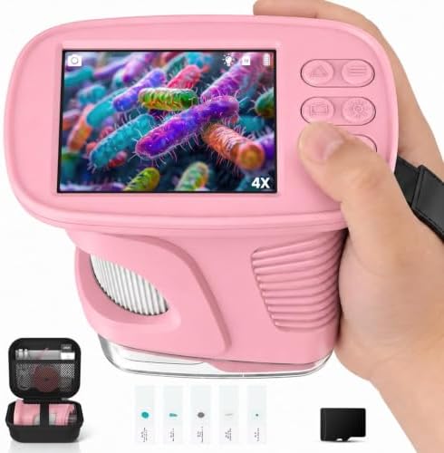 1000X Handheld Digital Microscope for Kids: Includes 32GB Card & EVA Case by USCAMEL