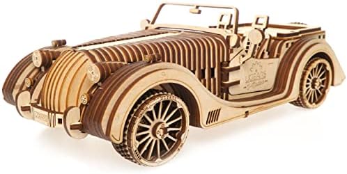 UGears Mechanical Models Roadster VM-01 3-D Wooden Puzzle by UGEARS-ModelingJoy