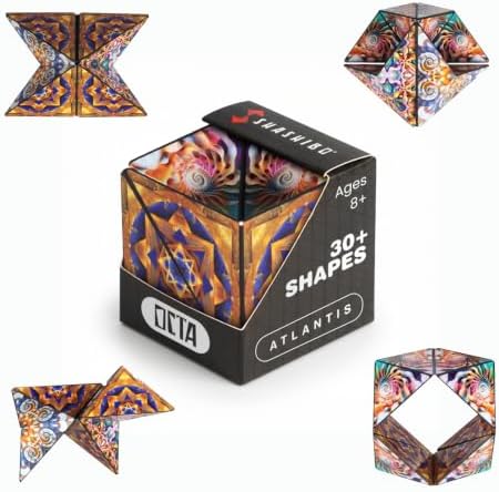 Shashibo OCTA Magnetic Puzzle Toy, Stress Relief Fidget Toy by SHASHIBO