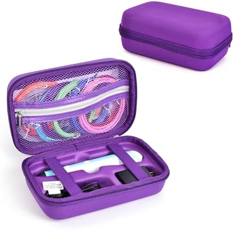 Hard Case Compatible with SCRIB3D P1/Advanced Printing 3D Pen, Purple by Jaffzora
