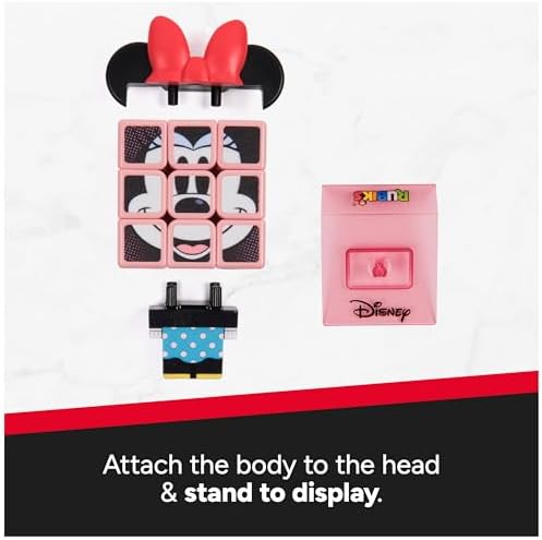 Rubik’s Cube Minnie Mouse Cuber, Disney Collectible & Desk Décor, Problem-Solving Brain Teaser, Color-Matching Disney Puzzle, Fidget Toy & Sensory Puzzle for Adults, Teens & Kids, for Ages 8 & Up - Image 5