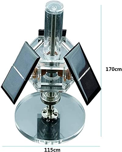 Physics Magnetic Levitation Solar Motor Three-Sided Vertical Brushless Motor Magnetic Levitation Educational Model Scientific Experiment Tools - Image 2