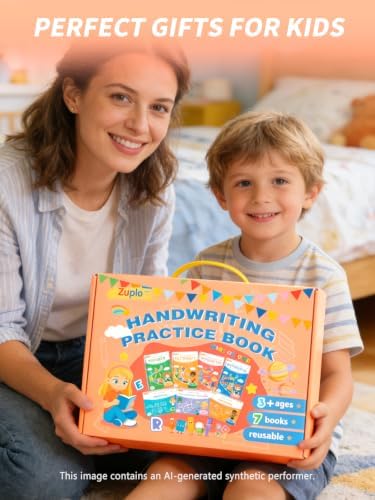 Magic Grooved Writing Practice for Kids Ages 3-8, Reusable Workbooks - Image 6