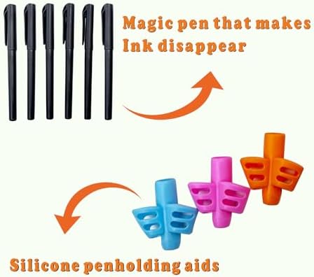 3D Magic Grooved Writing Practice for Kids - Reusable Handwriting Workbooks for Kids Ages 3-5 5-7, Preschool Learning Activities Tracing Books with Disappearing Ink, Easter Toys Gifts for Boys & Girls - Image 4