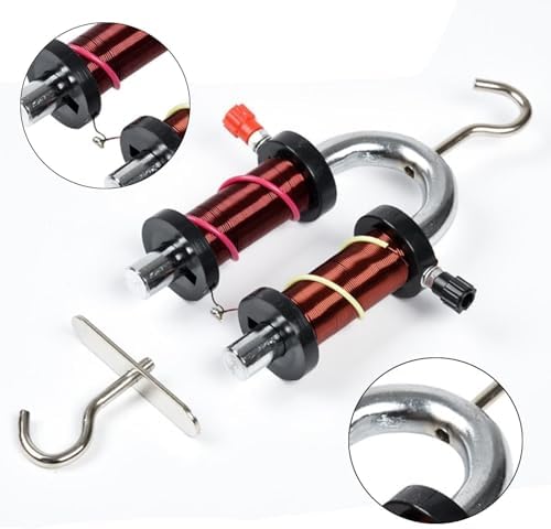 U Shaped Electromagnet with Horseshoe Solenoid Electromagnet, Electromagnetism Experimental Equipment Electromagnetics Experiment Instrument U-Shaped Principle Demonstration Apparatus - Image 5