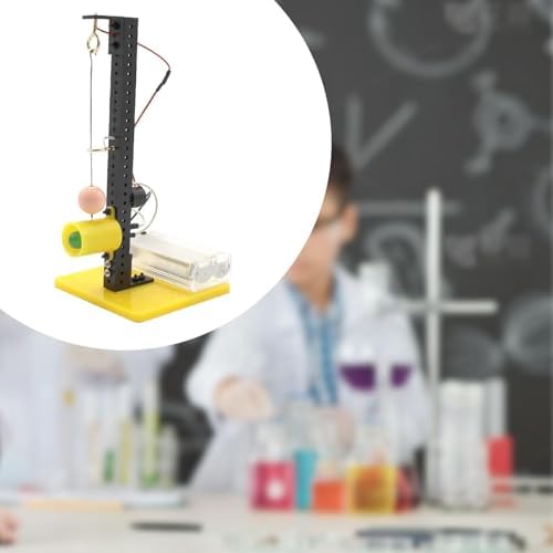 DIY Sound & Light Earthquake Alarm Model, Self-Assembly STEM Physics Experiment Kit, PP Material Vibration Induction Demonstration Device - Image 4