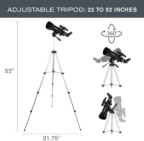 Celestron Travel Scope 70mm Beginner Portable Telescope with Backpack - Image 3