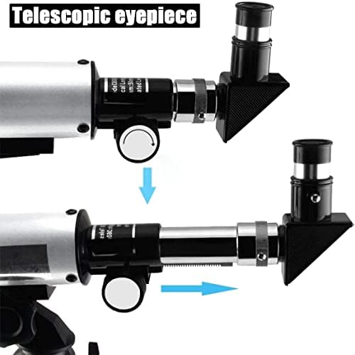 Kids Telescope - 360/50mm 90X Zoom HD Monocular Space Telescope with Tripod for Kids/Adult/Beginners (Blue) - Image 4