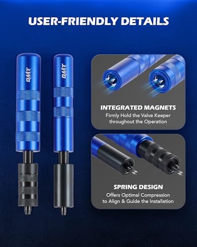 OMT Valve Spring Compressor Tool Kit, Overhead Engine Valve Adjustment Tool - Image 5
