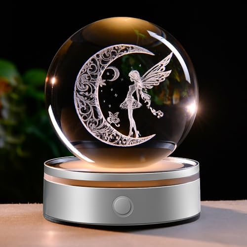 3D Fairy Crystal Ball Fairy Gifts for Daughter by ZRENJHUS