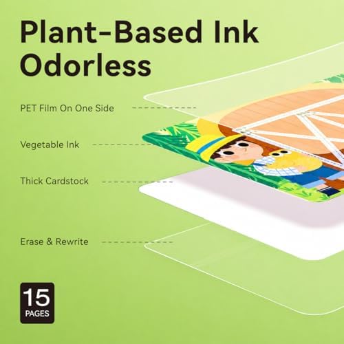 Dohoho Reusable Tracing Book for Kids Ages 3-5, 30 Pages Farm-Themed Line Tracing & Pen Control Workbook, Wipe Clean Educational Travel Toy with Dry-Erase Markers for Preschool Learning Activities - Image 3